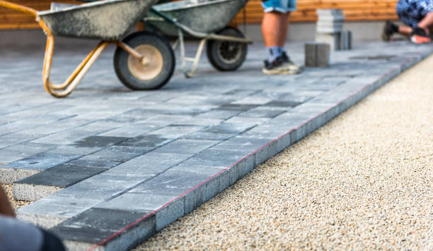 Permeable Paver Driveway in Lisbon, ME